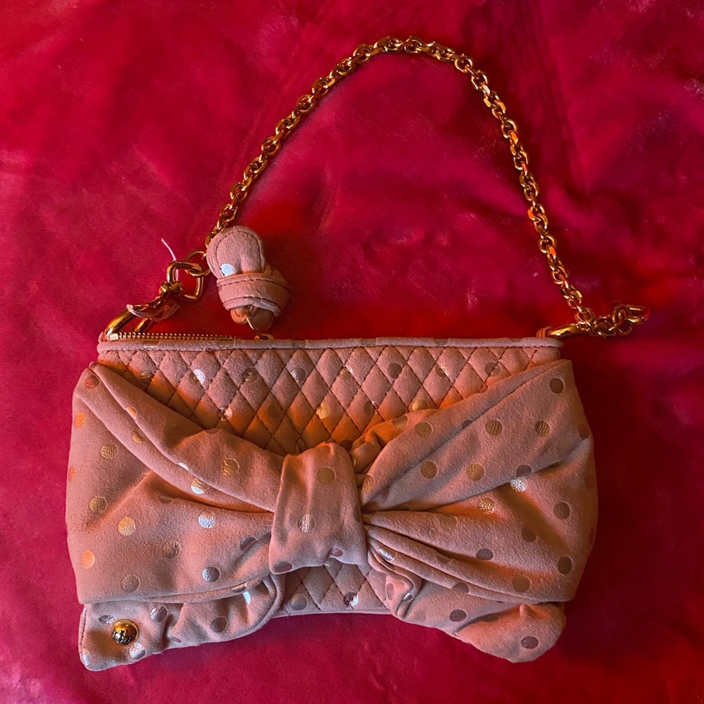 Y2K Juicy couture pink bow purse